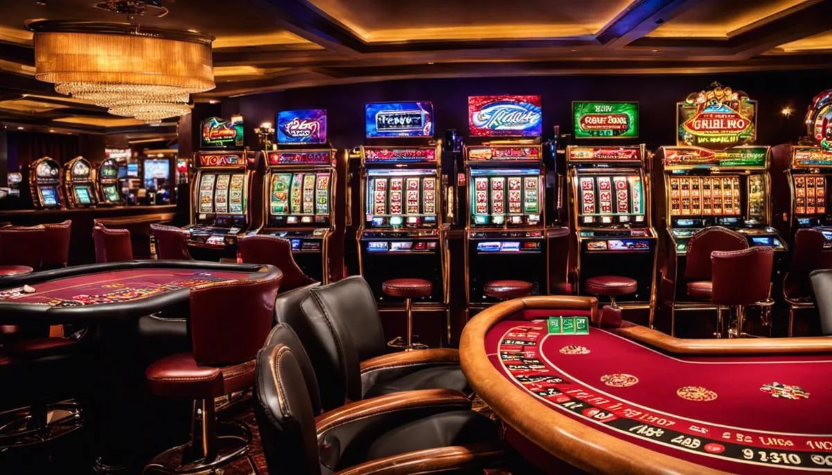 Studio dealer langsung crossfire dengan meja blackjack dan roulette